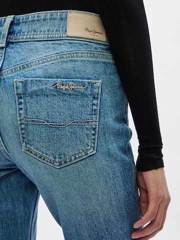 Pepe Jeans Rozkloszowany krój Jeansy 'PIPER' w kolorze niebieski