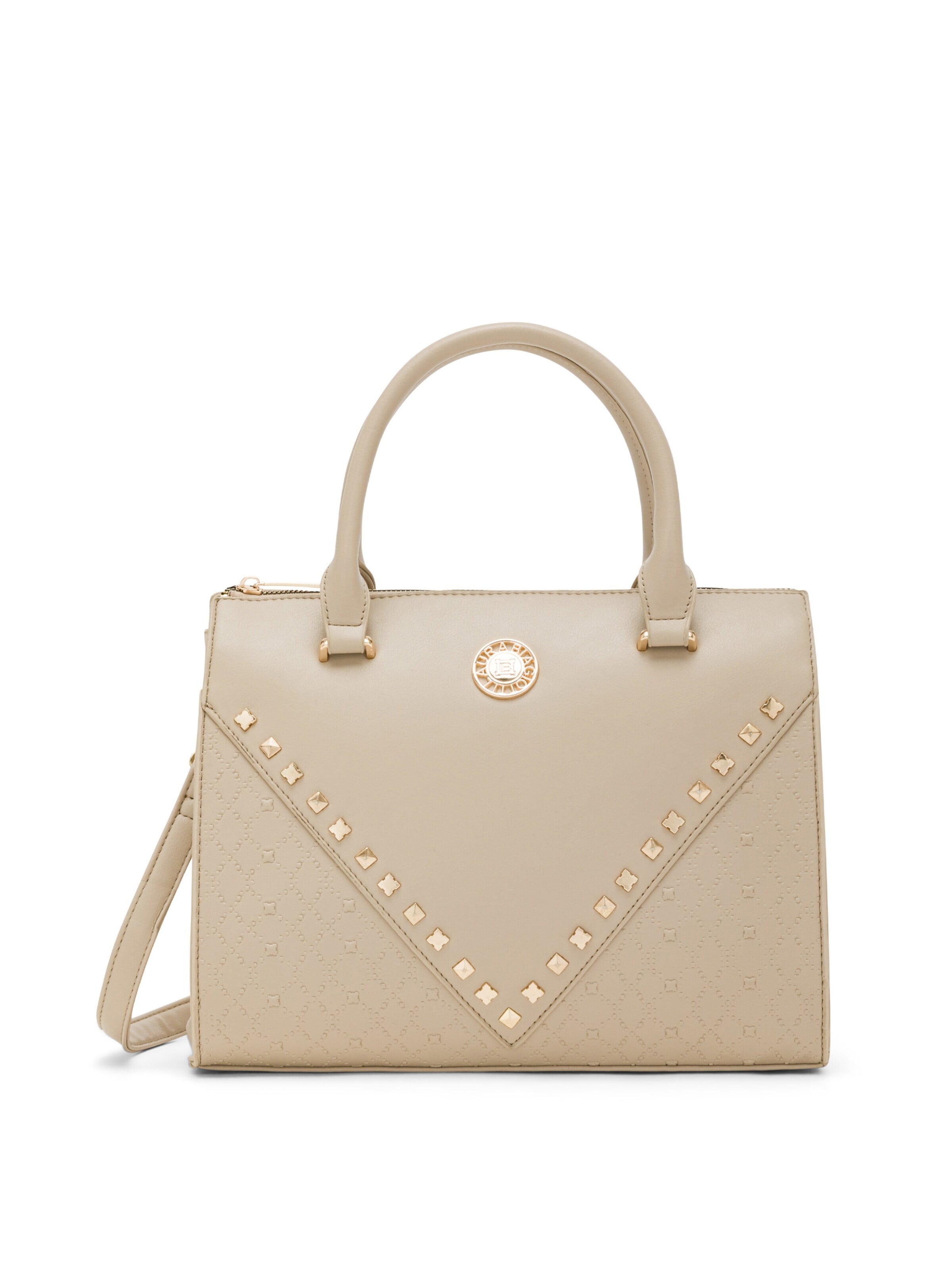 Borsa a mano 'Bradenton 1' di Laura Biagiotti in beige: frontale