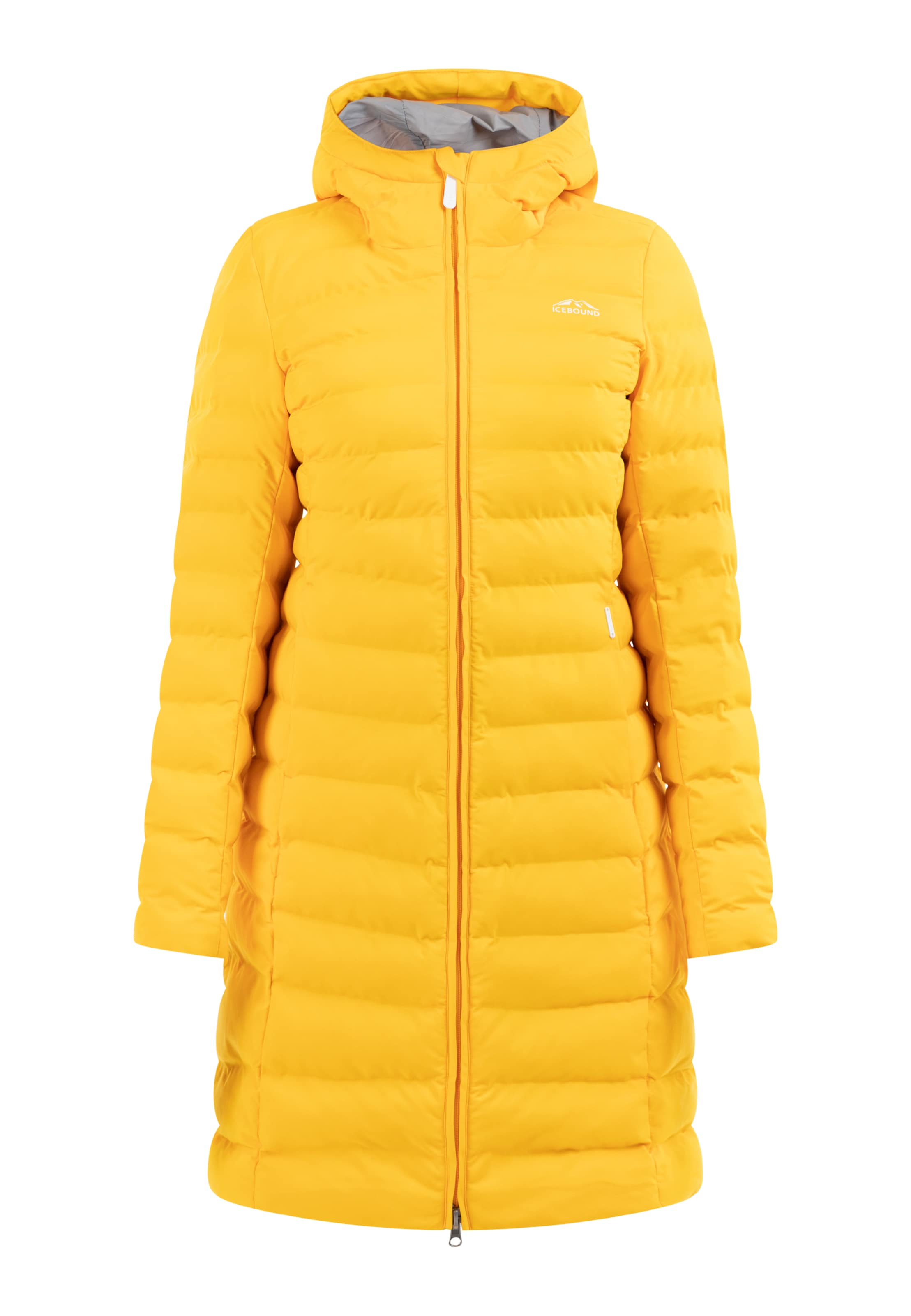 ICEBOUND Functionele mantel in Geel: voorkant