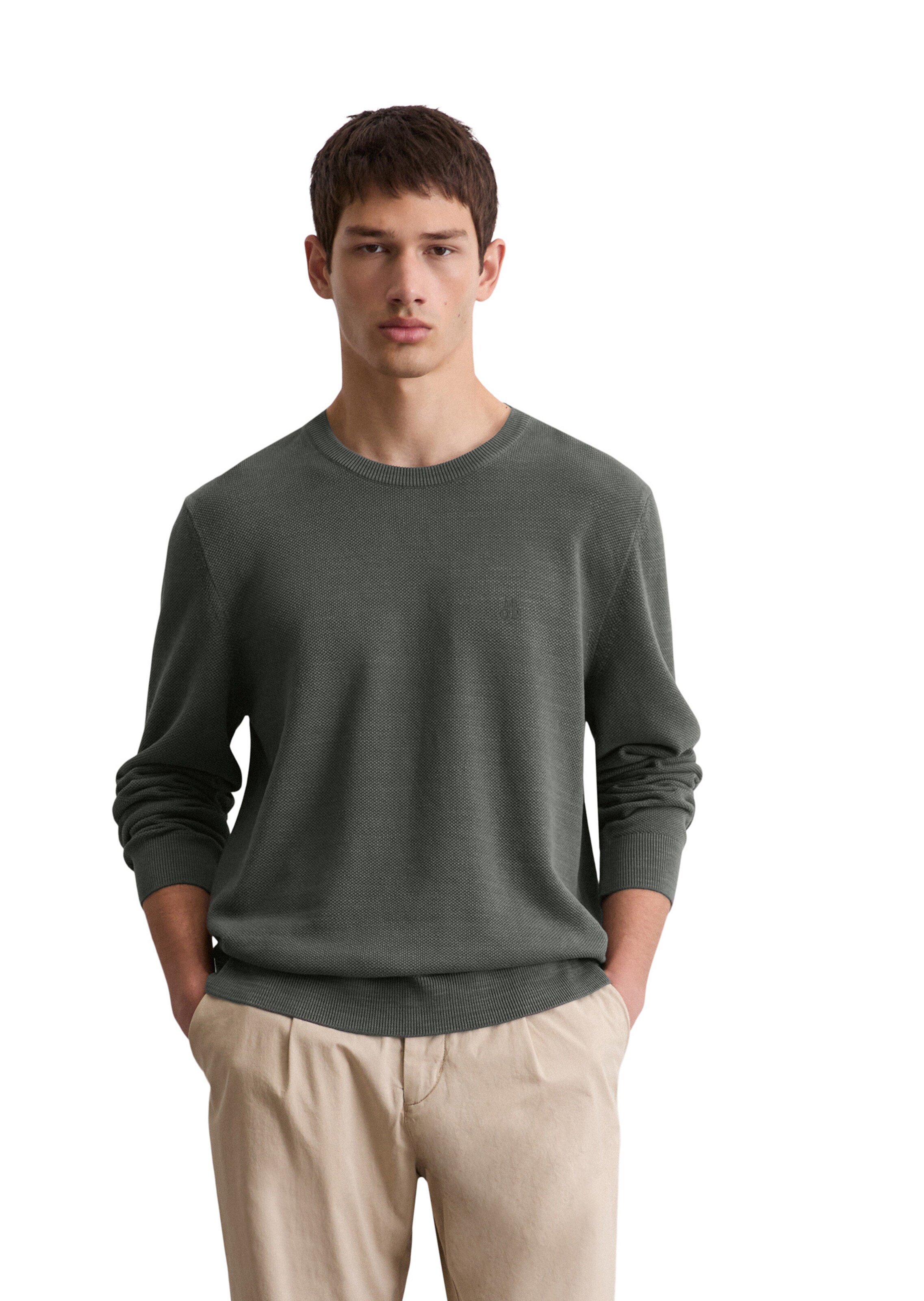 Marc O'Polo Sweater in Grey: front