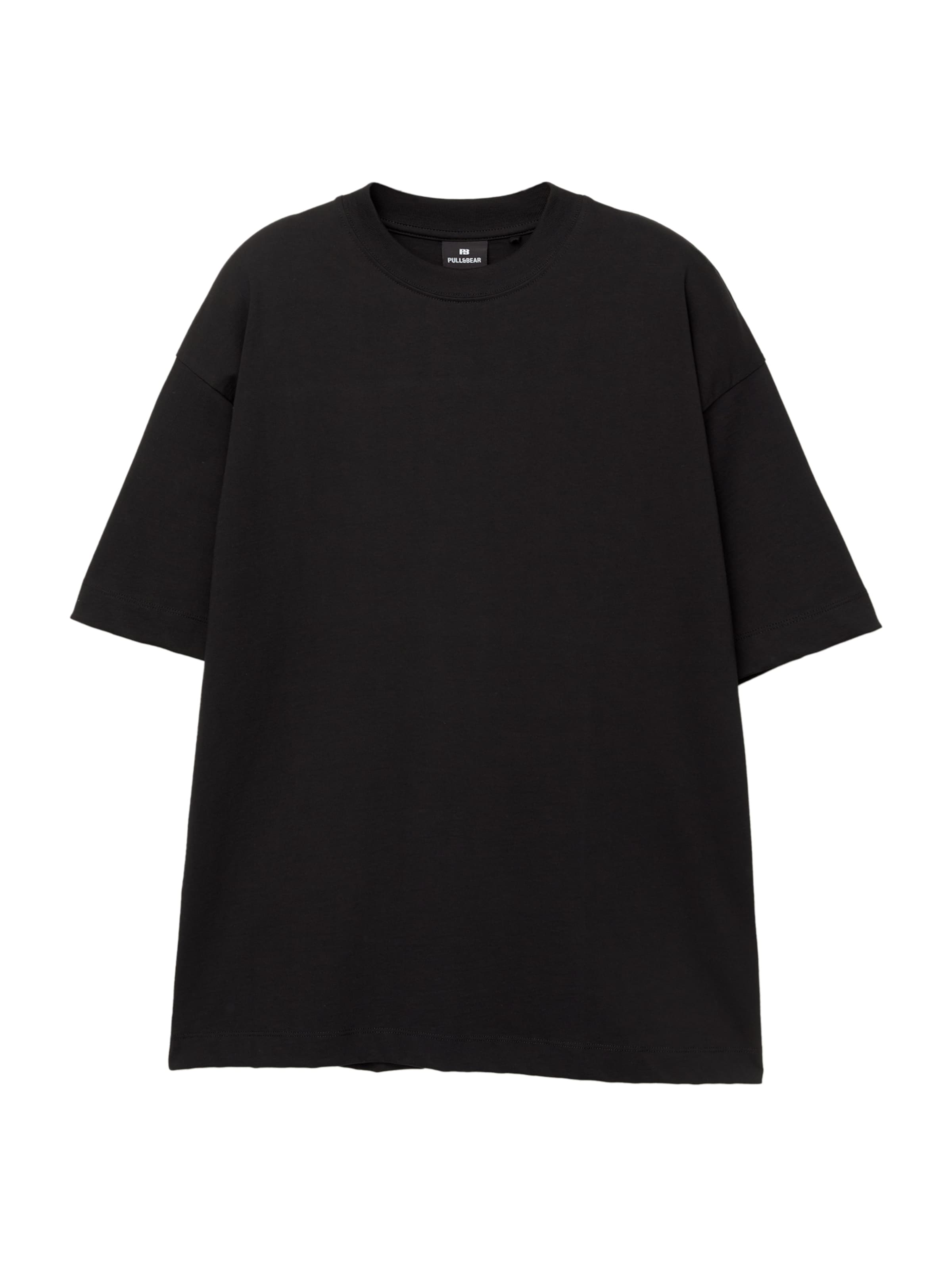 Pull&Bear Tričko – černá: přední strana