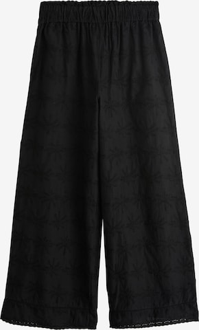 juoda Next Plačios klešnės Kelnės: priekis