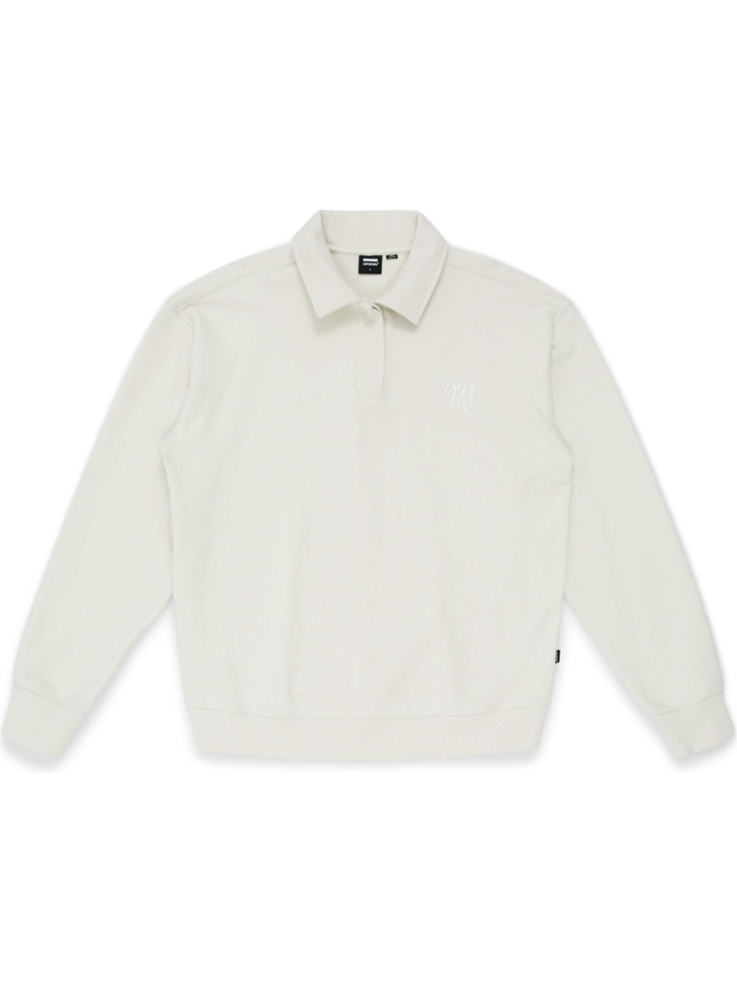Dr. Denim Sweatshirt 'Brady Collar' in Beige: front