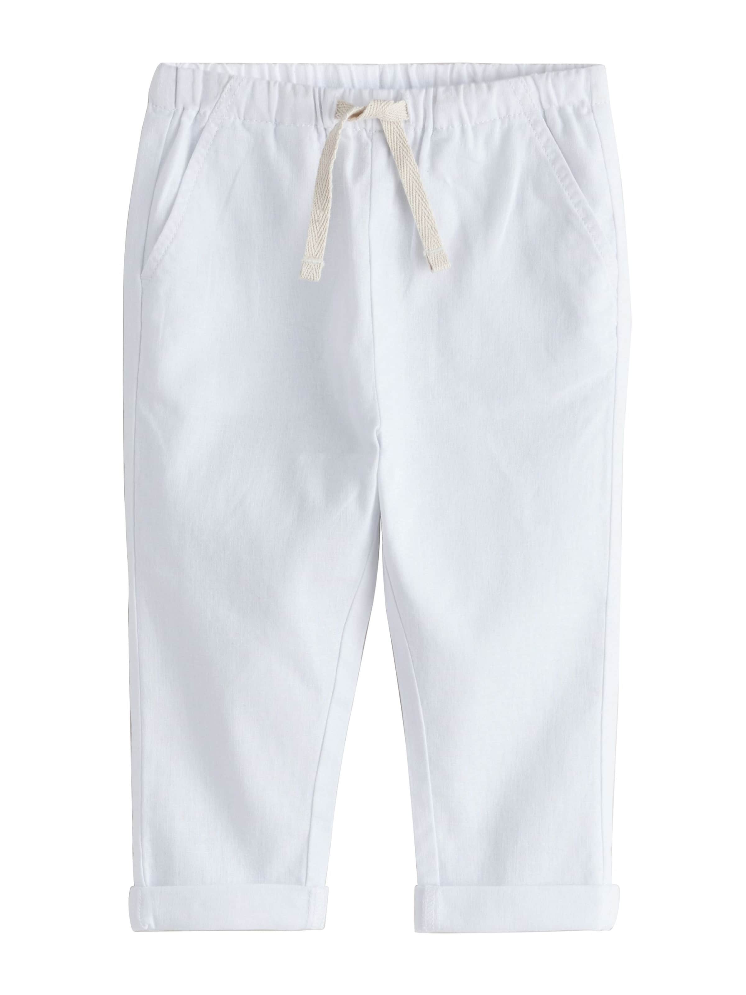 NextBootcut/trapezice Hlače - bijela boja: prednji dio