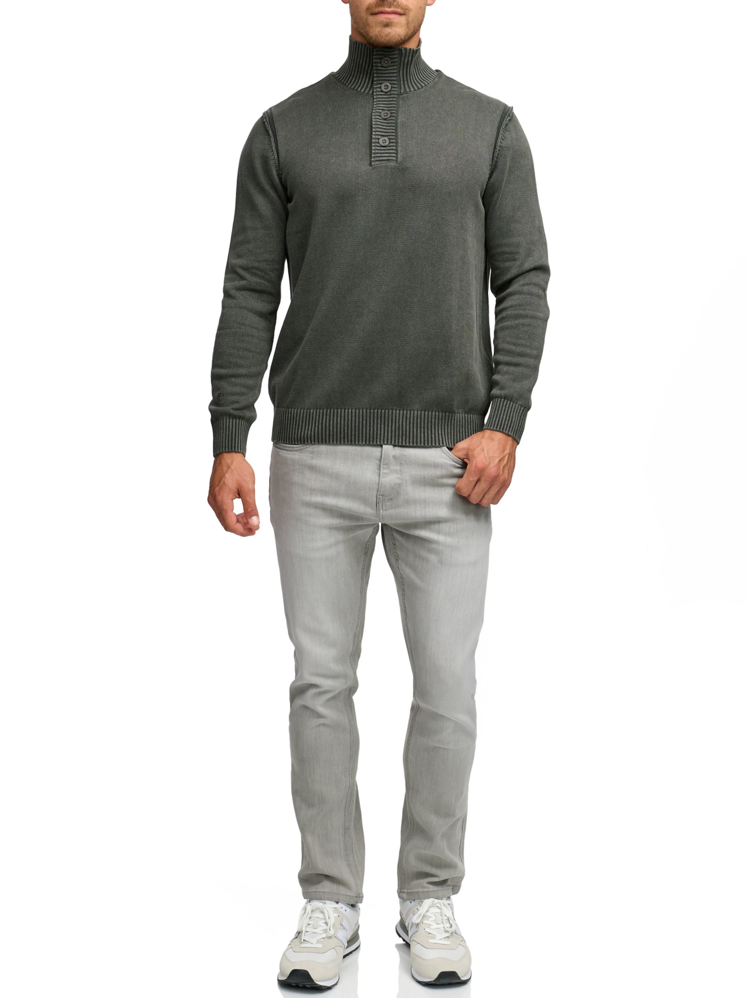 INDICODE JEANS Sweater in Grey