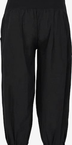 malito more than fashion Harem Pants in Black: front