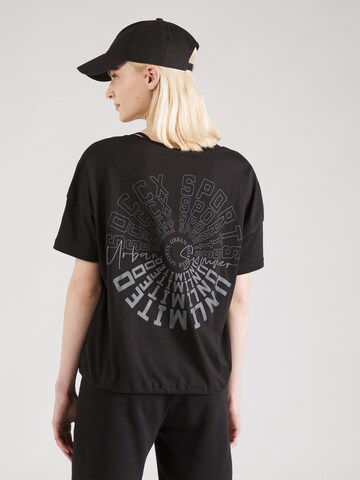 T-shirt oversize Soccx en noir : devant