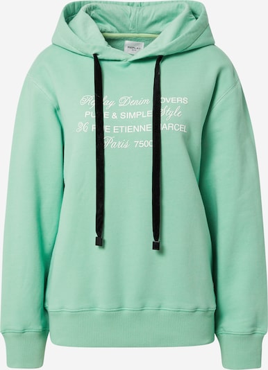 REPLAY Sweatshirt in pastellgrün / schwarz / weiß, Produktansicht