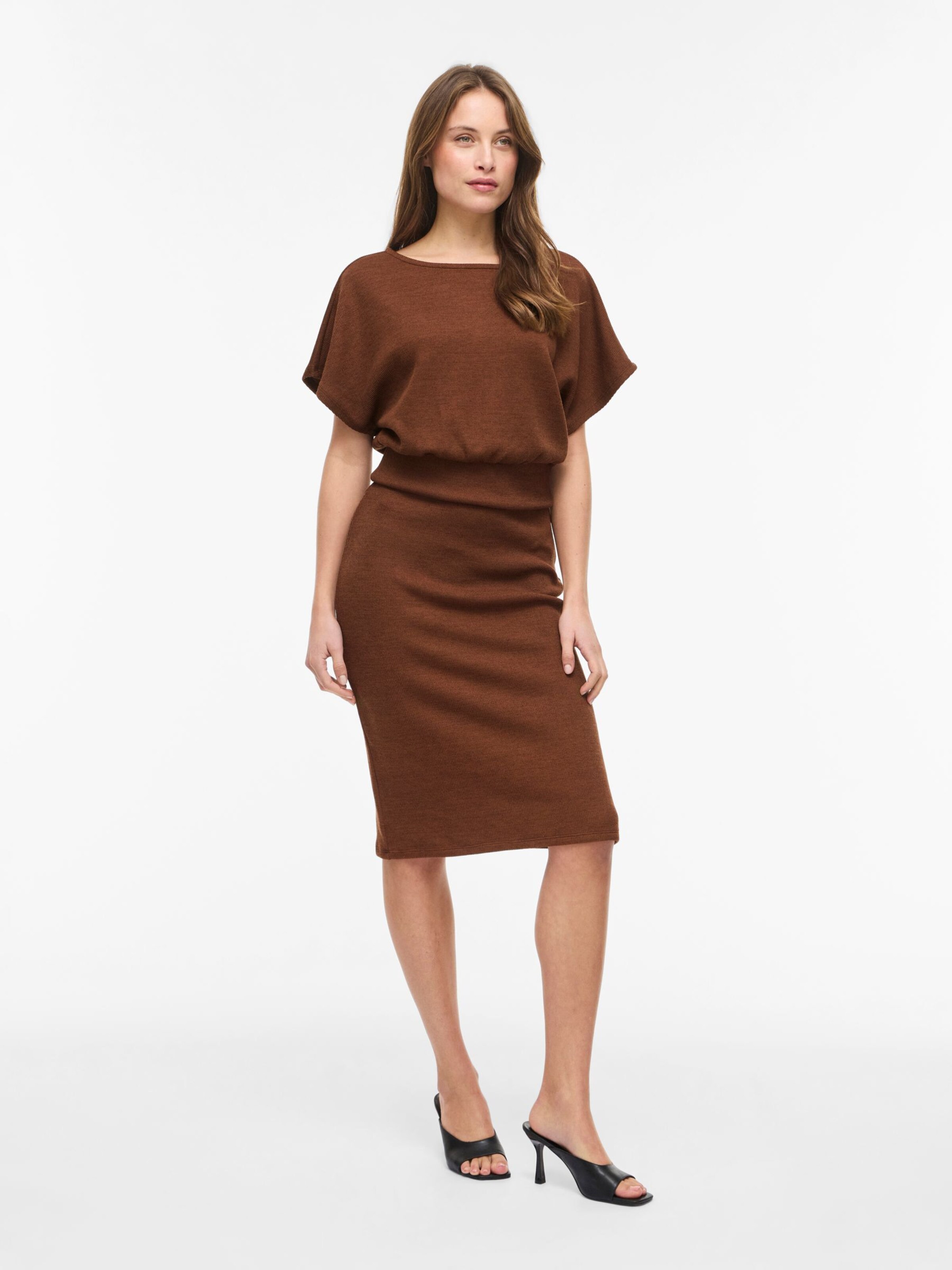 Robe 'VIRAFFI' VILA en marron