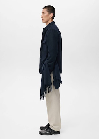 MANGO MAN Between-Season Jacket 'Margon' in Blue