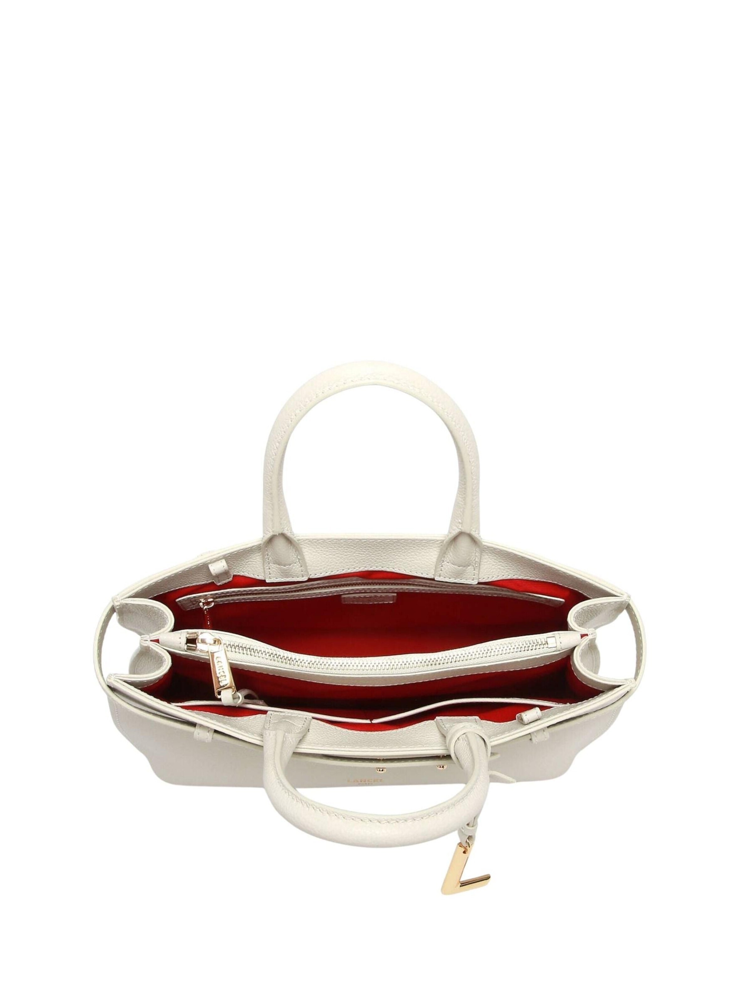 Lancel Handtasche 'Sac à Main LANCEL Faubourg M Neige'‌‌‌‌‌‌‌ in Weiß