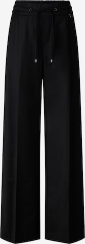 BOGNER Pleat-Front Pants 'Ella' in Black: front