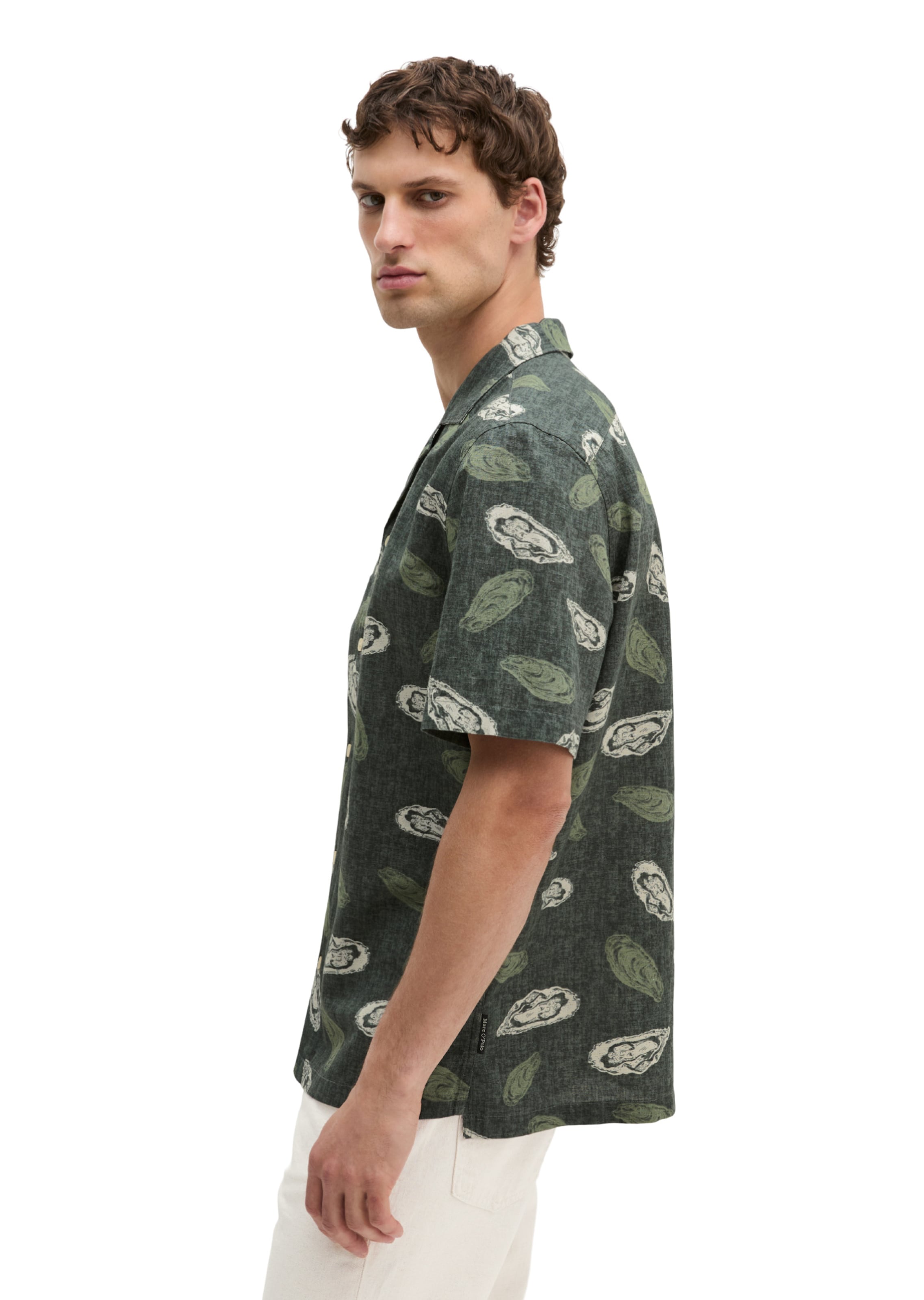 Marc O'Polo Regular fit Button Up Shirt in Green