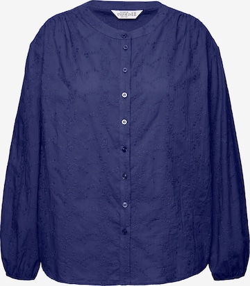 Studio Untold Bluse in Blau: Vorderseite