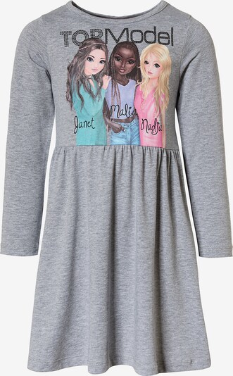 TOP MODEL Kleid in hellblau / grau / hellgrün / pink, Produktansicht