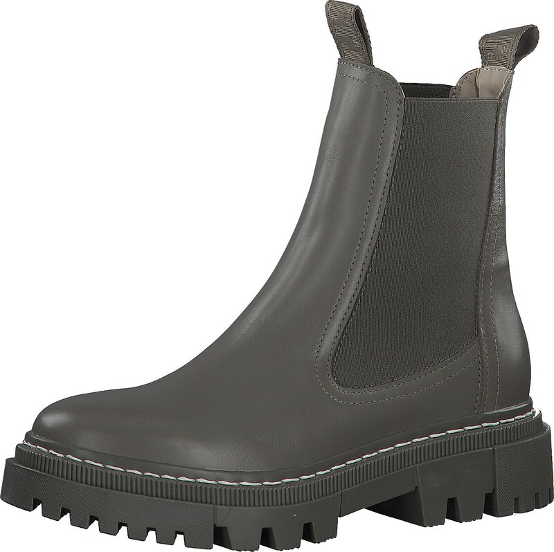 TAMARIS Chelsea Boots in Dunkelgrün TAMARIS Chelsea Boots in Dunkelgrün
