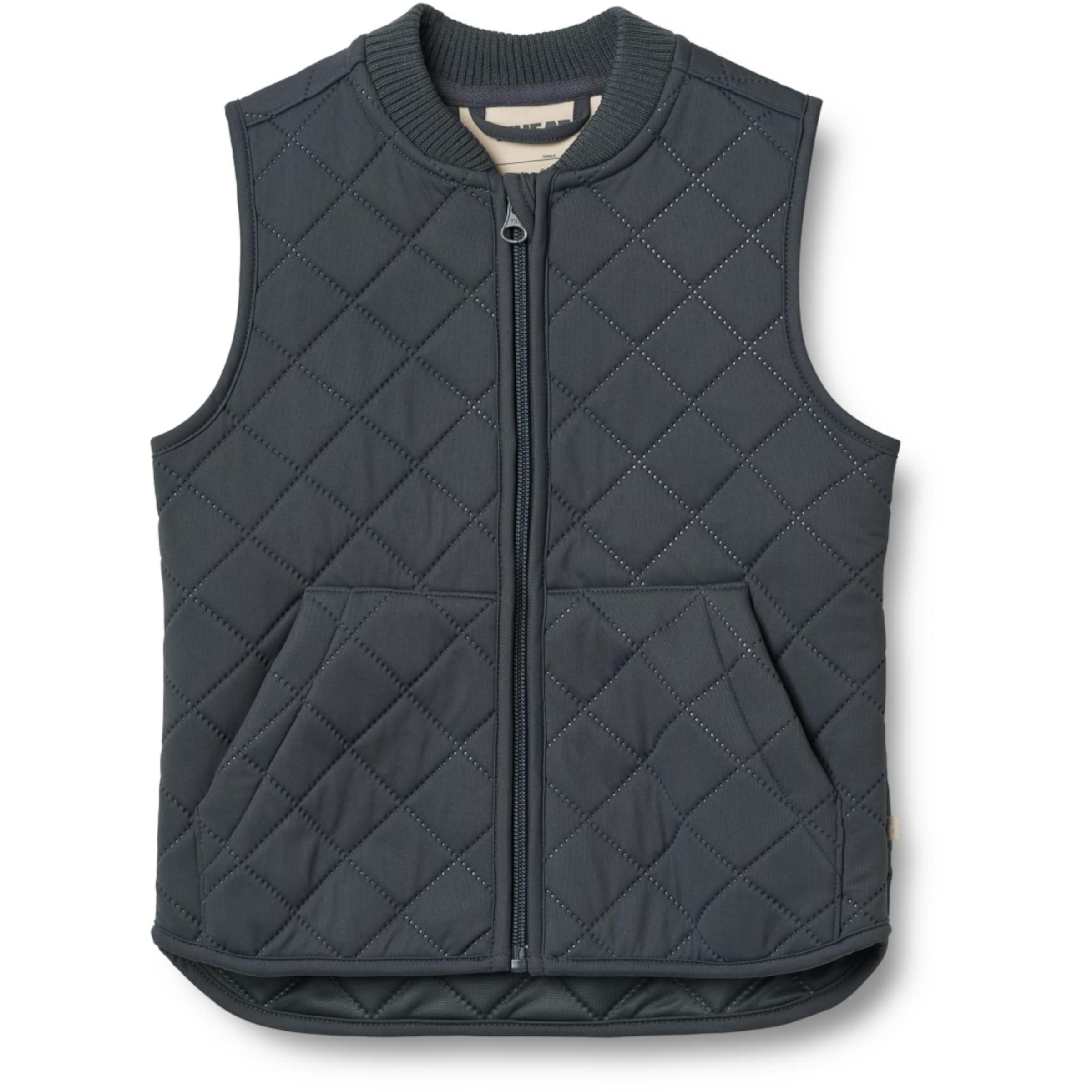 Gilet 'Ede' di WHEAT in blu: frontale