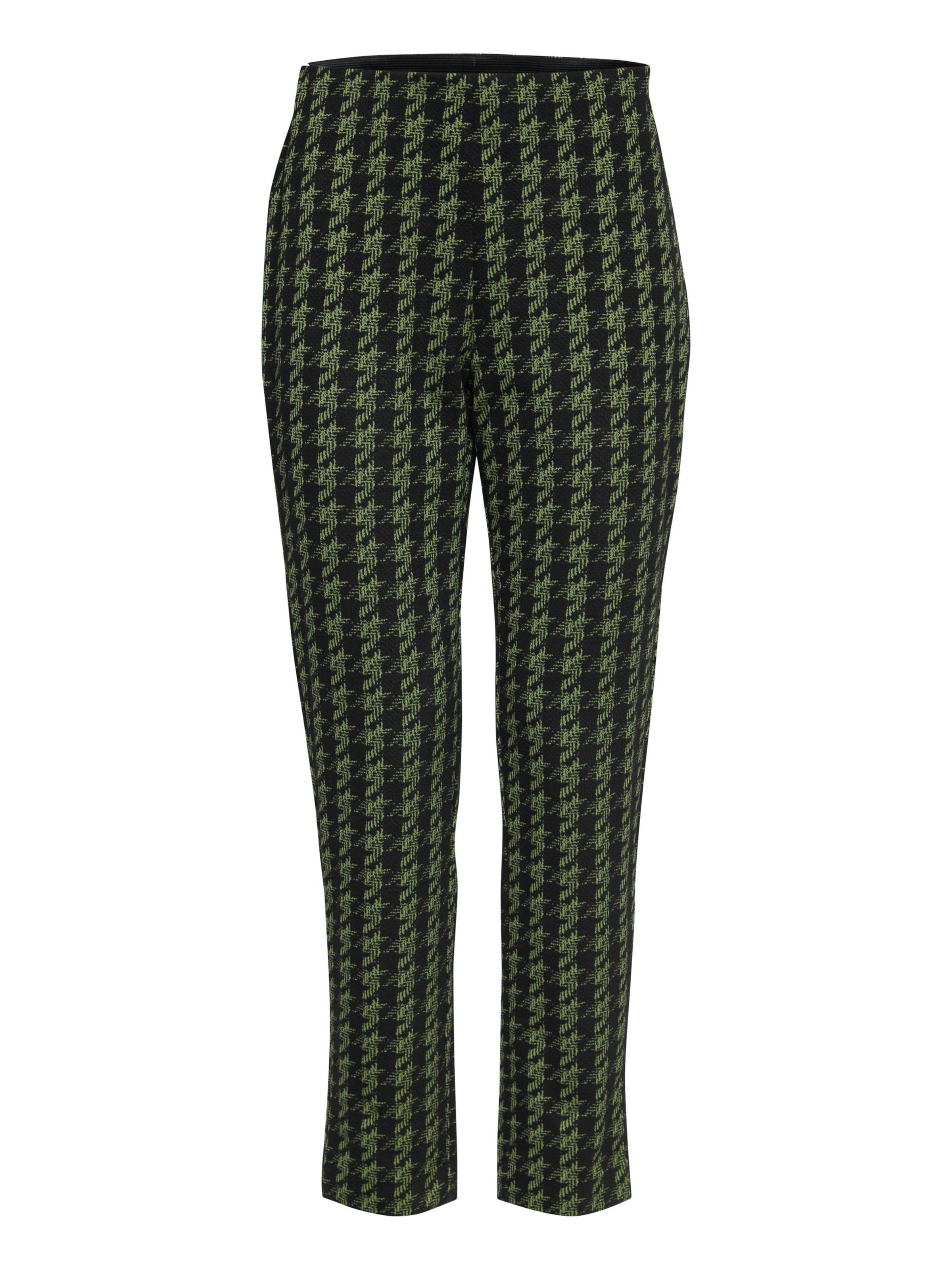ICHI Tapered Pants 'IHKate' in Green: front