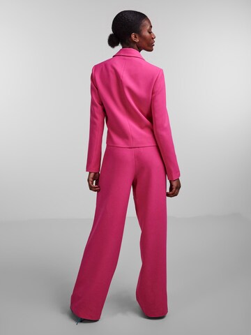 Y.A.S Wide leg Pleat-front trousers 'Micha' in Pink