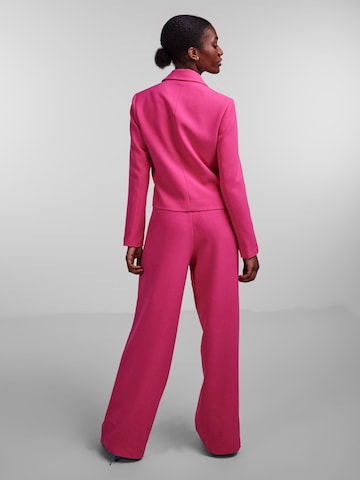 Y.A.S Zvonové kalhoty Kalhoty se sklady v pase 'Micha' – pink