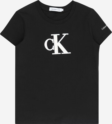 Maglietta di Calvin Klein Jeans in nero: frontale