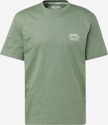 Tricou 'LUCCA' de la JACK & JONES pe verde: față