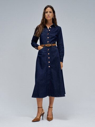 Salsa Jeans Kleid in Blau: Vorderseite