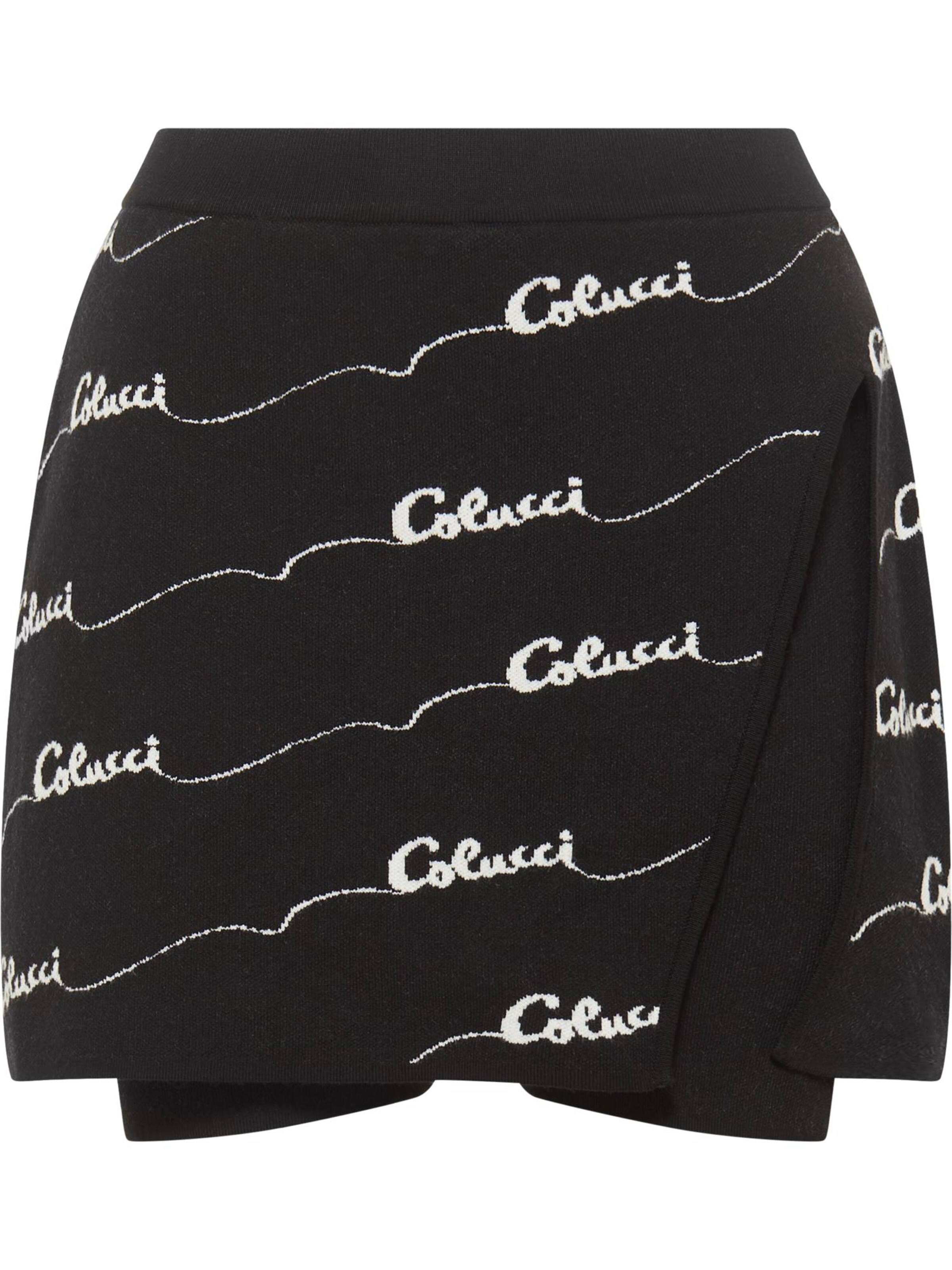 Jupe 'Di Vendra' Carlo Colucci en noir : devant