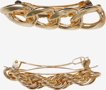 Urban Classics Šperky do vlasů – zlatá: přední strana