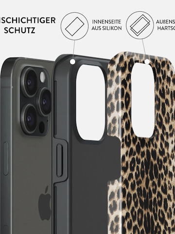 BURGA Smartphonehülle 'Tough MagSafe Case Player iPhone 15 Pro'‌‌‌‌ in Schwarz: Vorderseite