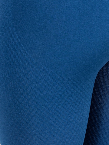 Skinny Pantalon de sport 'Amaze Scrunch' Smilodox en bleu