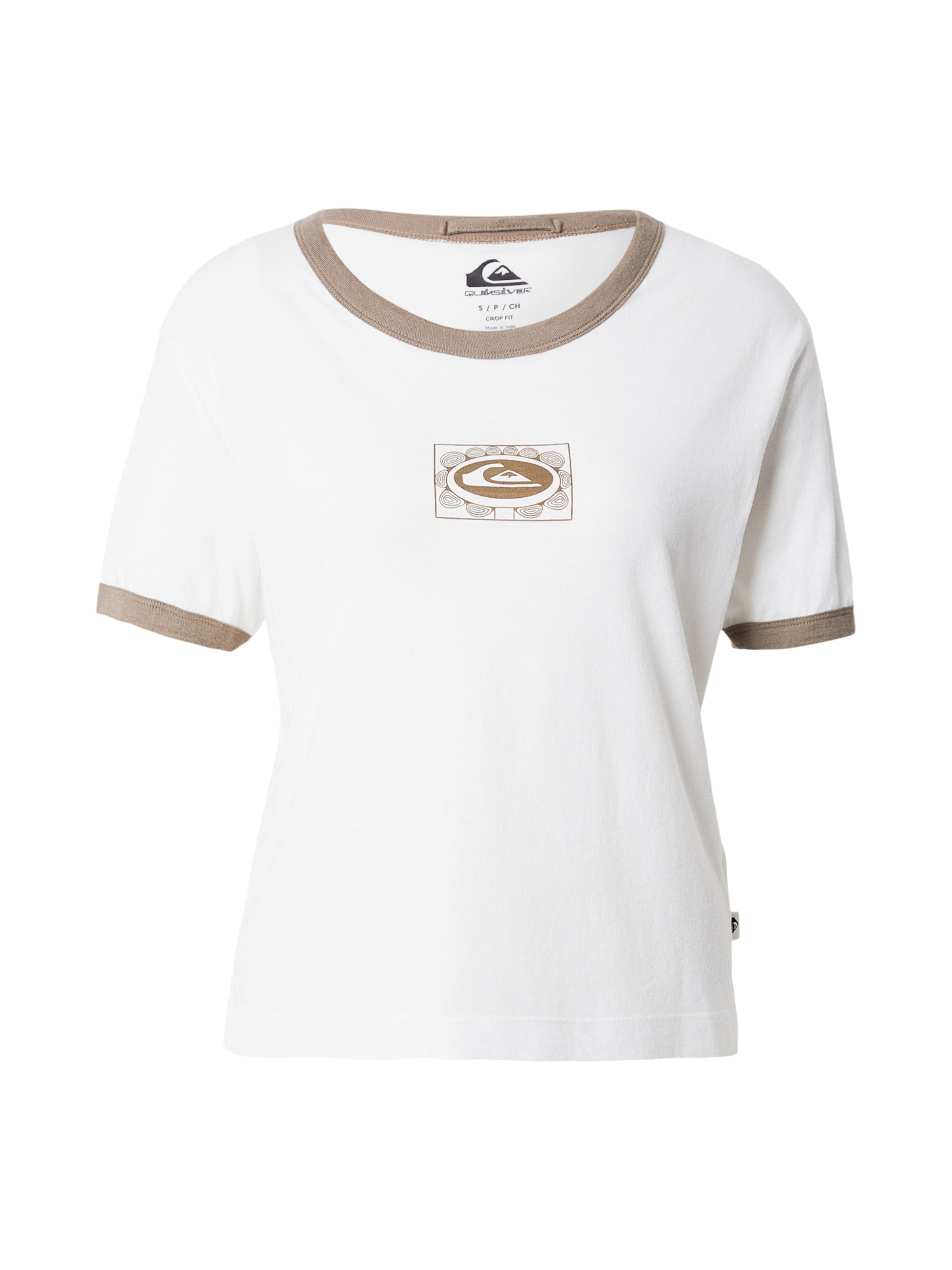 QUIKSILVER Póló 'RINGERTEESCREEN' - fehér: elől