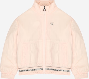 Calvin Klein Jeans Between-Season Jacket in Pink: front