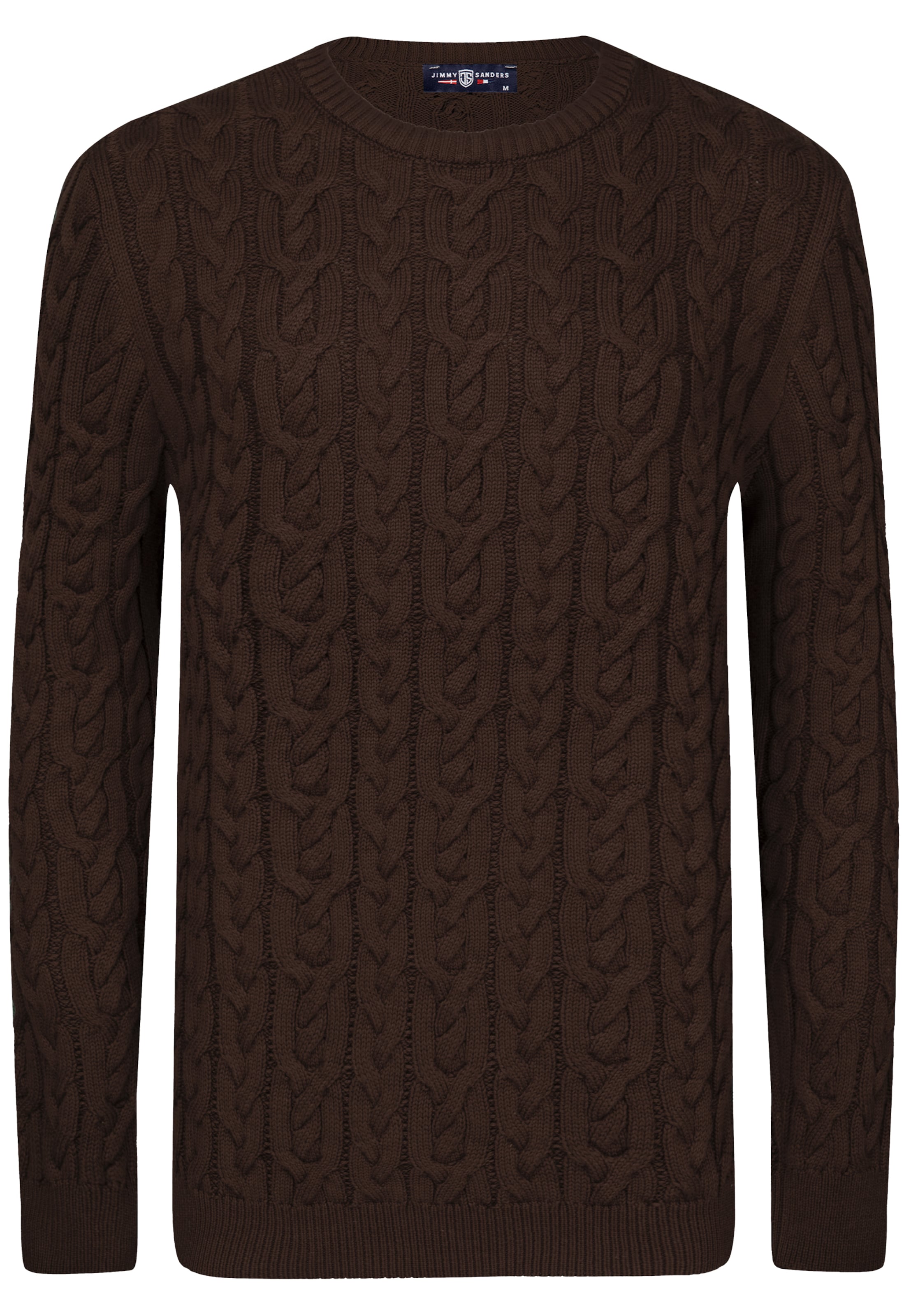 Pullover di Jimmy Sanders in marrone: frontale