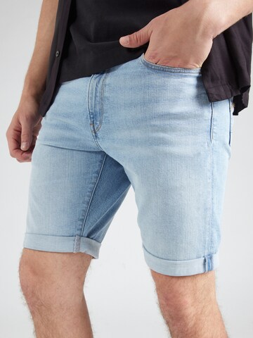 G-STAR Slimfit Shorts '3301' in Blau