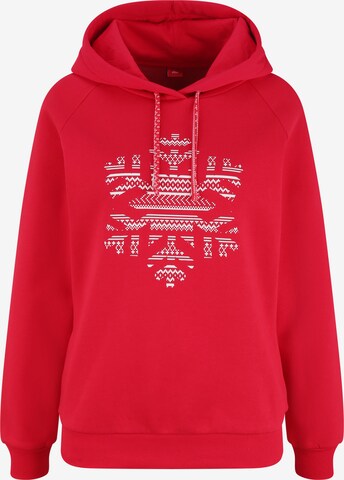 Sweat-shirt s.Oliver en rouge : devant