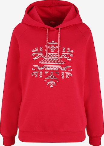 s.Oliver Sweatshirt in Rood: voorkant