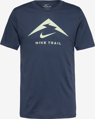 NIKE Performance Shirt 'DF TRAIL' in Blue / Yellow, Item view
