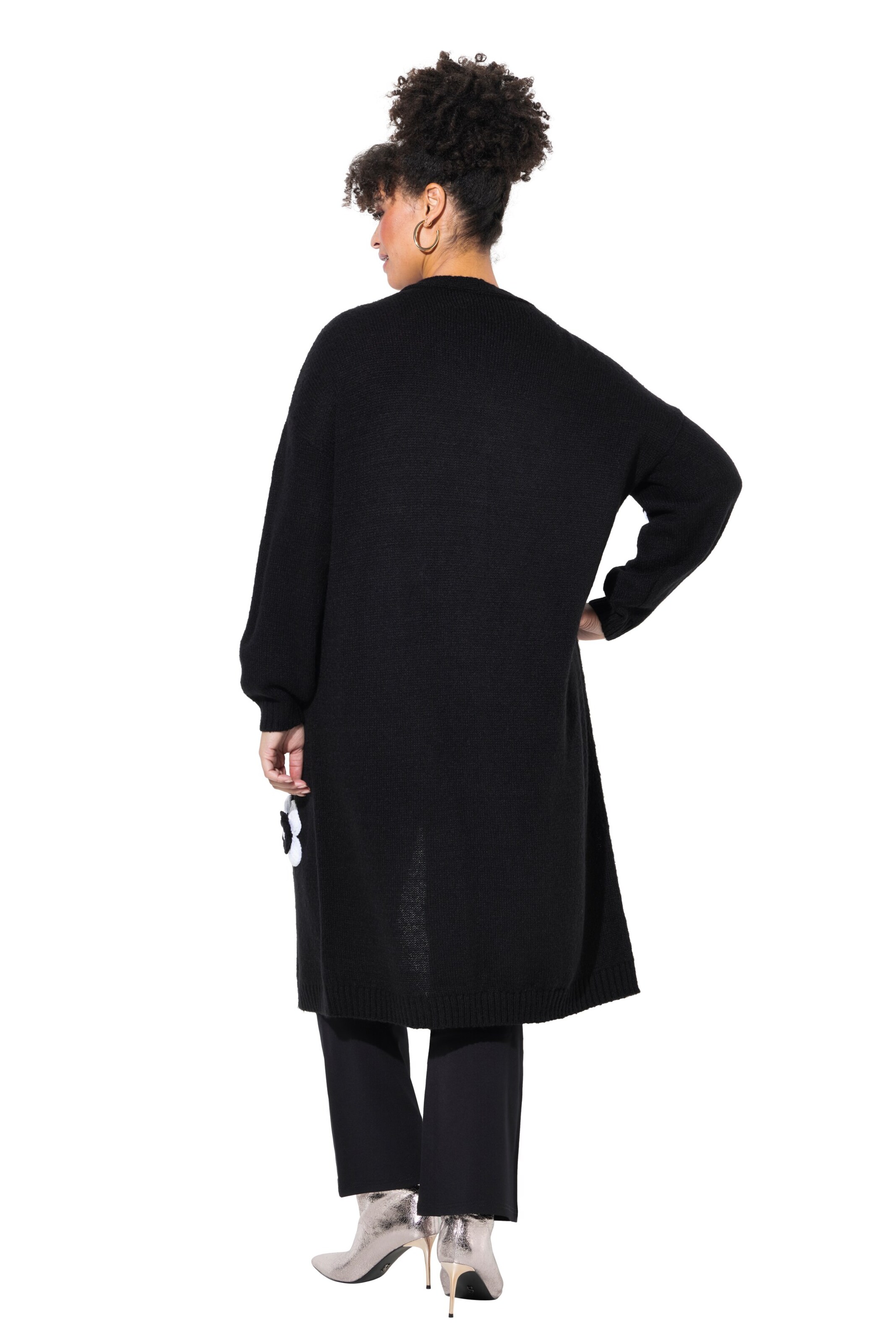 MIAMODA Strickjacke in Schwarz