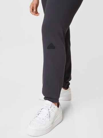 ADIDAS SPORTSWEARTapered Sportske hlače - crna boja