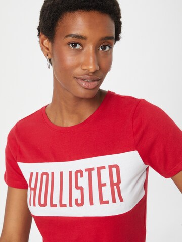 HOLLISTER T-shirt i röd