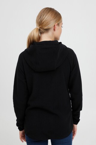 Oxmo Fleece jas 'FINJA' in Zwart