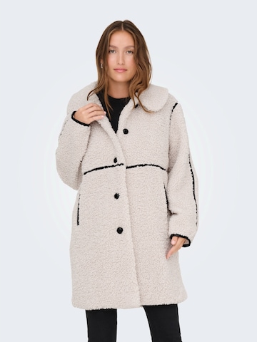 Manteau mi-saison 'ONLRUBI' ONLY en gris : devant