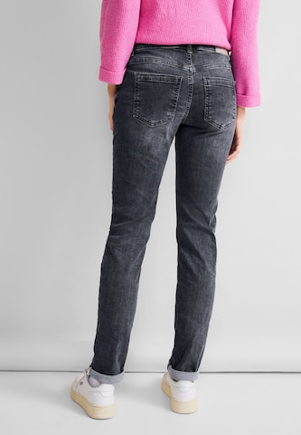 STREET ONE Slimfit Jeans in Grau