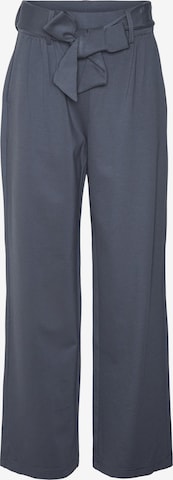 VERO MODA Wide leg Pleat-front trousers 'Eva' in Blue: front