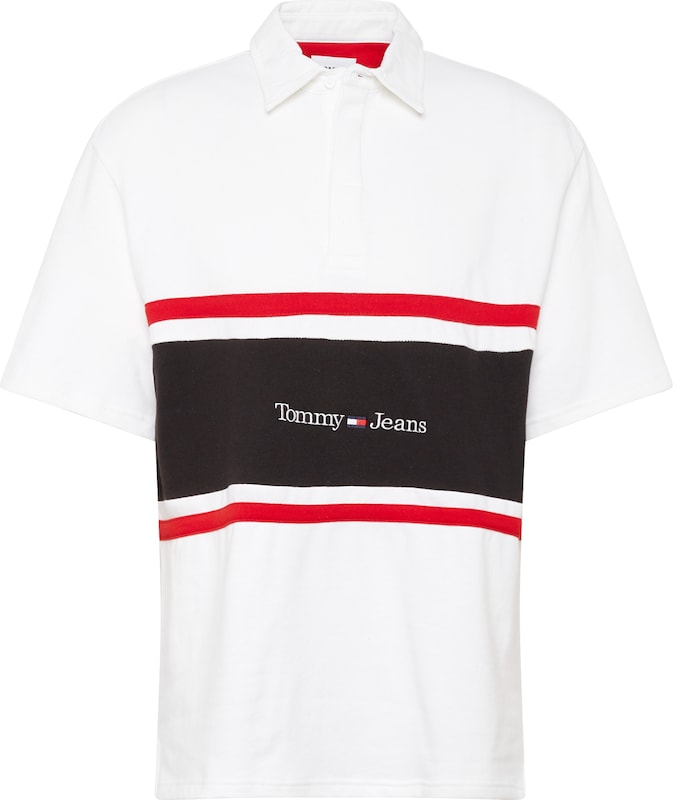 Tommy Jeans Poloshit in Weiß