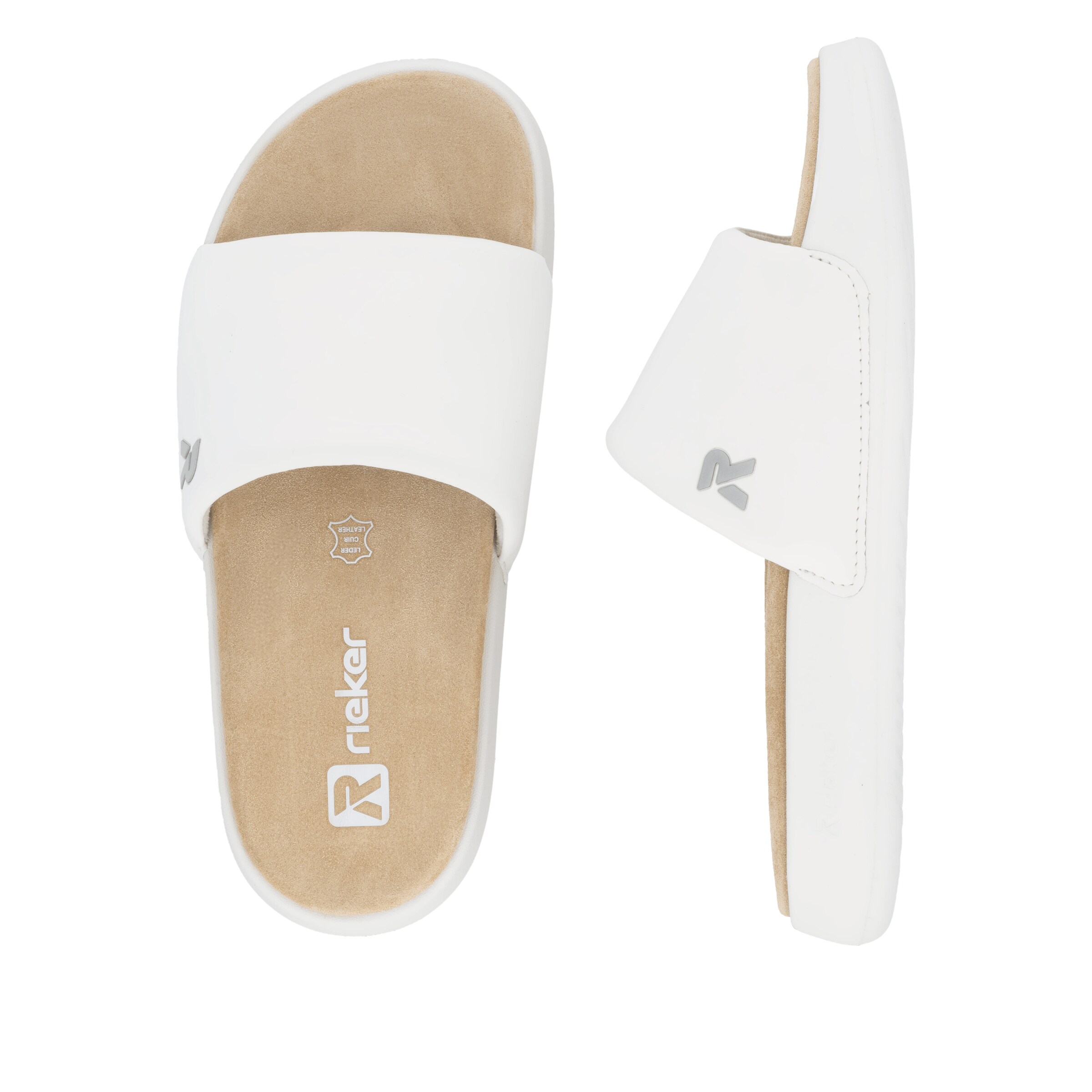 Mule Rieker Sport en blanc