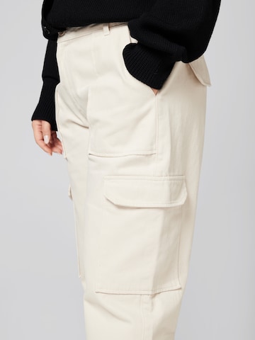 Wide leg Pantaloni 'Frances' de la A LOT LESS pe bej