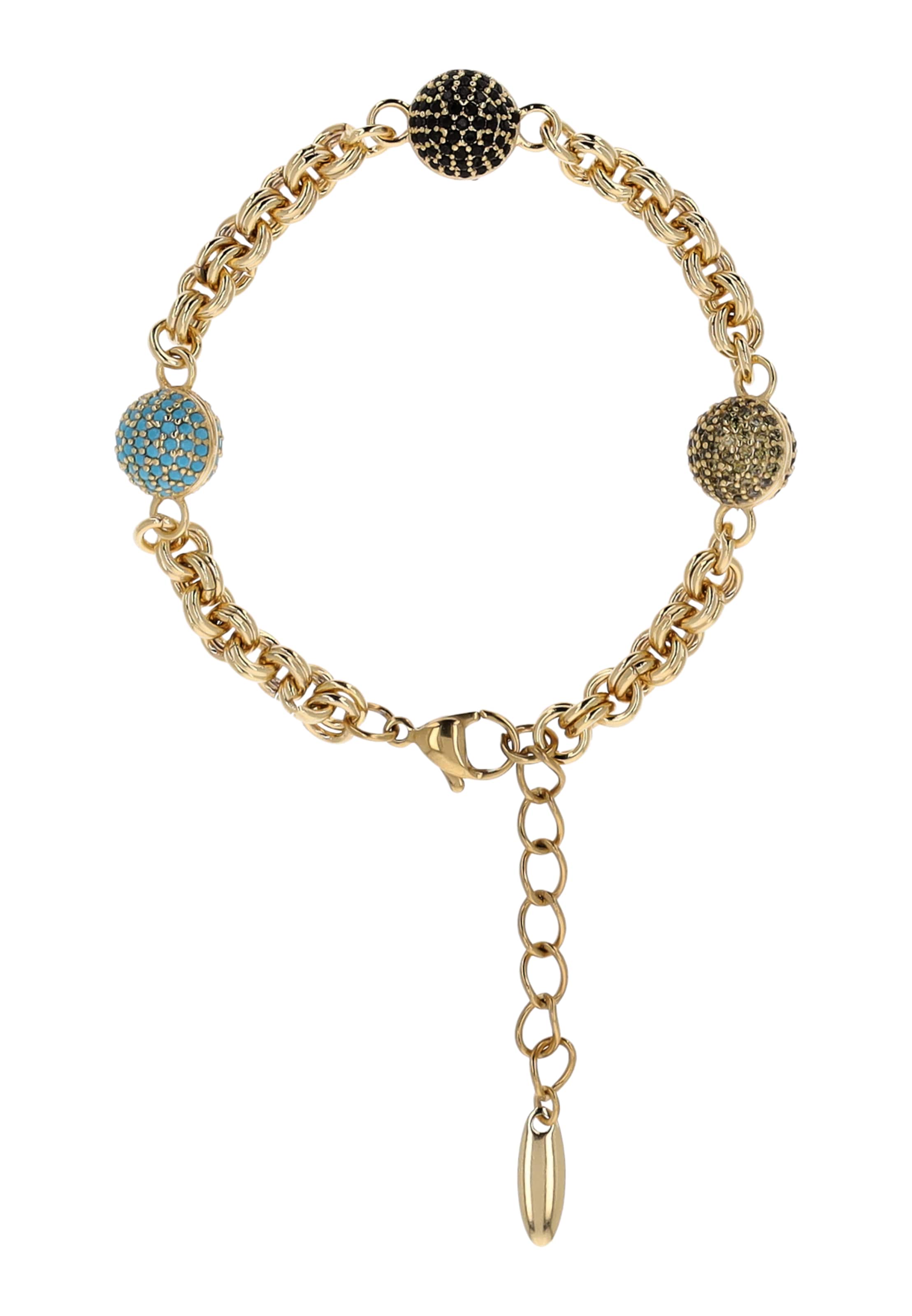 Bracelet GRASSLAND en or : devant