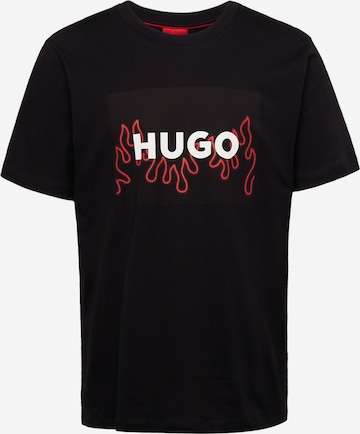 T-Shirt 'Dulive' HUGO en noir : devant